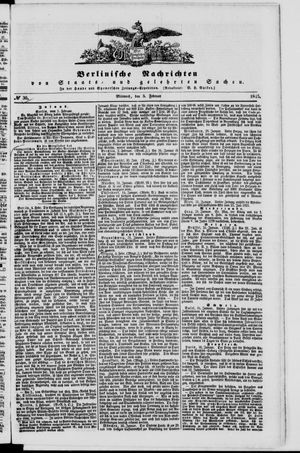 Berlinische Nachrichten von Staats- und gelehrten Sachen vom 05.02.1845