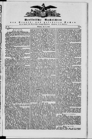 Berlinische Nachrichten von Staats- und gelehrten Sachen vom 02.04.1845