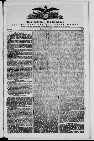 Berlinische Nachrichten von Staats- und gelehrten Sachen vom 02.05.1845