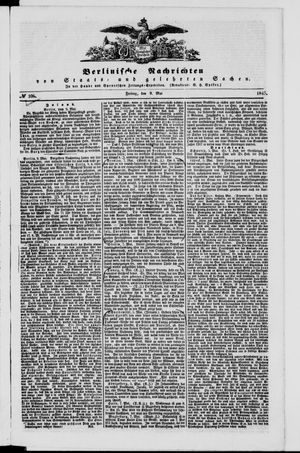 Berlinische Nachrichten von Staats- und gelehrten Sachen on May 9, 1845
