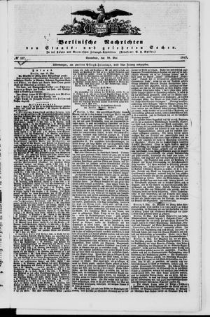 Berlinische Nachrichten von Staats- und gelehrten Sachen vom 10.05.1845