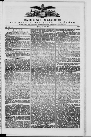 Berlinische Nachrichten von Staats- und gelehrten Sachen vom 30.05.1845
