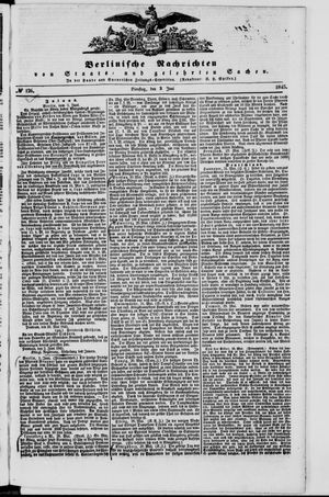 Berlinische Nachrichten von Staats- und gelehrten Sachen vom 03.06.1845