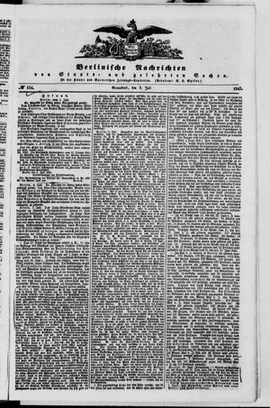 Berlinische Nachrichten von Staats- und gelehrten Sachen vom 05.07.1845