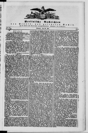 Berlinische Nachrichten von Staats- und gelehrten Sachen on Jul 30, 1845