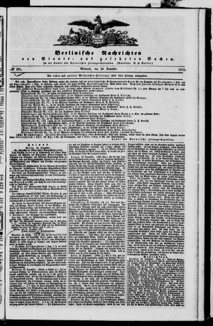 Berlinische Nachrichten von Staats- und gelehrten Sachen vom 24.12.1845