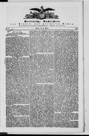 Berlinische Nachrichten von Staats- und gelehrten Sachen vom 06.02.1846