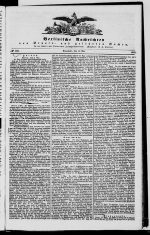 Berlinische Nachrichten von Staats- und gelehrten Sachen vom 02.05.1846