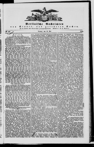Berlinische Nachrichten von Staats- und gelehrten Sachen vom 12.05.1846