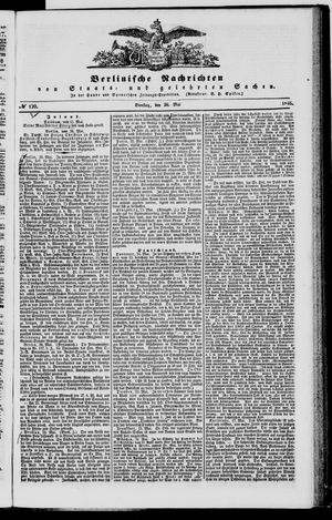 Berlinische Nachrichten von Staats- und gelehrten Sachen vom 26.05.1846