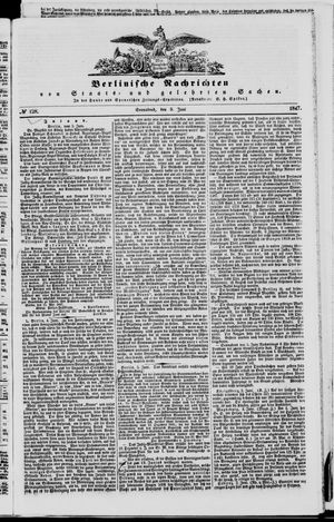 Berlinische Nachrichten von Staats- und gelehrten Sachen vom 05.06.1847