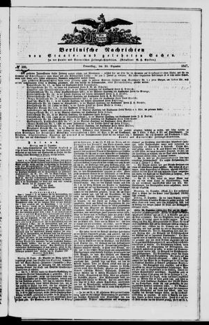 Berlinische Nachrichten von Staats- und gelehrten Sachen vom 23.12.1847