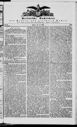 Berlinische Nachrichten von Staats- und gelehrten Sachen vom 10.03.1848