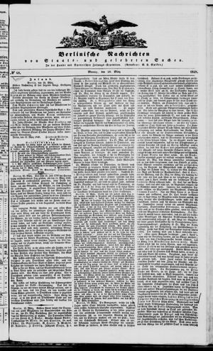Berlinische Nachrichten von Staats- und gelehrten Sachen vom 20.03.1848