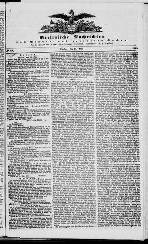Berlinische Nachrichten von Staats- und gelehrten Sachen vom 21.03.1848