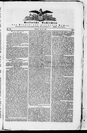 Berlinische Nachrichten von Staats- und gelehrten Sachen on May 10, 1848