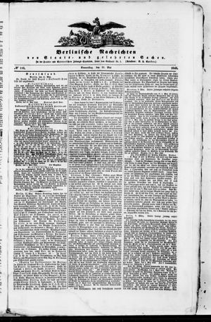 Berlinische Nachrichten von Staats- und gelehrten Sachen vom 11.05.1848