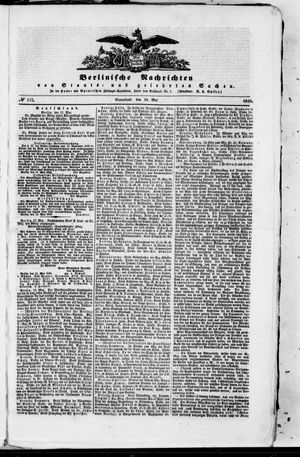 Berlinische Nachrichten von Staats- und gelehrten Sachen vom 13.05.1848