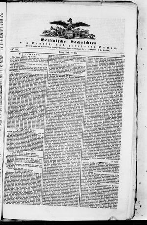 Berlinische Nachrichten von Staats- und gelehrten Sachen vom 19.05.1848
