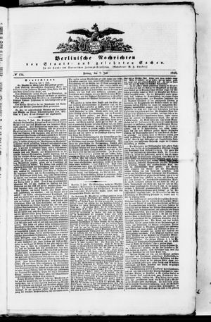 Berlinische Nachrichten von Staats- und gelehrten Sachen vom 07.07.1848