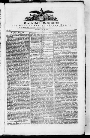 Berlinische Nachrichten von Staats- und gelehrten Sachen vom 08.07.1848