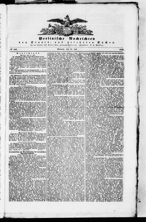 Berlinische Nachrichten von Staats- und gelehrten Sachen vom 12.07.1848