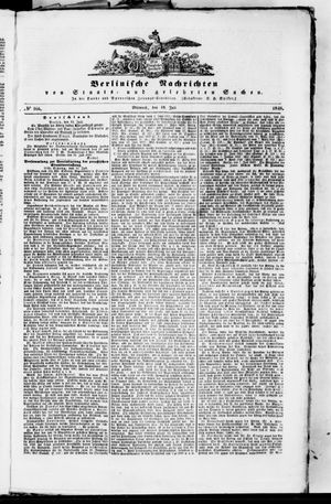 Berlinische Nachrichten von Staats- und gelehrten Sachen vom 19.07.1848