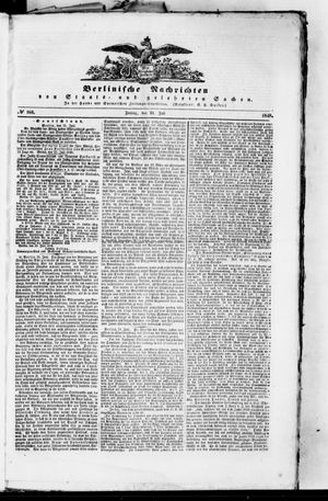 Berlinische Nachrichten von Staats- und gelehrten Sachen vom 21.07.1848