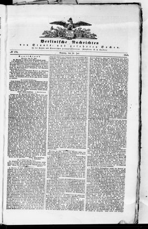 Berlinische Nachrichten von Staats- und gelehrten Sachen vom 23.07.1848