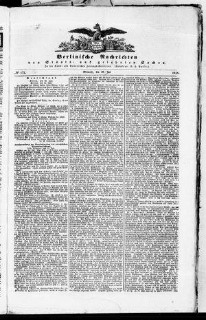 Berlinische Nachrichten von Staats- und gelehrten Sachen vom 26.07.1848