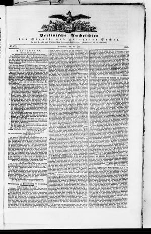 Berlinische Nachrichten von Staats- und gelehrten Sachen vom 29.07.1848