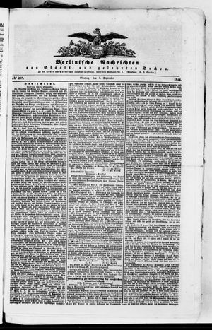 Berlinische Nachrichten von Staats- und gelehrten Sachen vom 05.09.1848