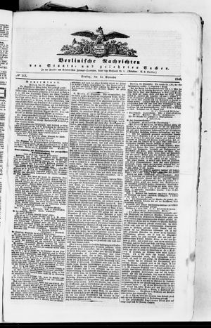 Berlinische Nachrichten von Staats- und gelehrten Sachen vom 12.09.1848