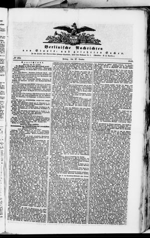 Berlinische Nachrichten von Staats- und gelehrten Sachen vom 27.10.1848