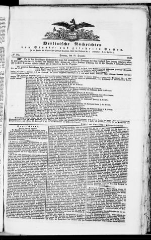 Berlinische Nachrichten von Staats- und gelehrten Sachen on Dec 24, 1848
