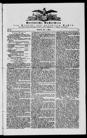 Berlinische Nachrichten von Staats- und gelehrten Sachen vom 07.03.1849