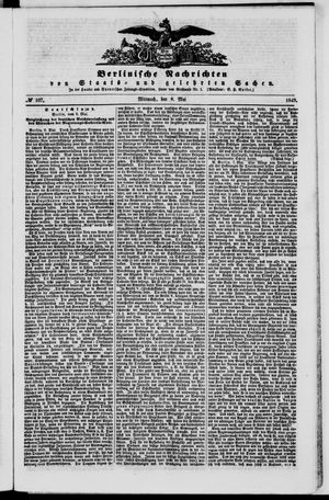 Berlinische Nachrichten von Staats- und gelehrten Sachen vom 09.05.1849