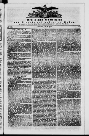 Berlinische Nachrichten von Staats- und gelehrten Sachen vom 09.06.1849