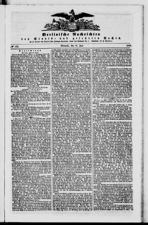 Berlinische Nachrichten von Staats- und gelehrten Sachen vom 13.06.1849