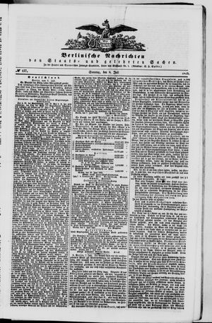 Berlinische Nachrichten von Staats- und gelehrten Sachen on Jul 8, 1849