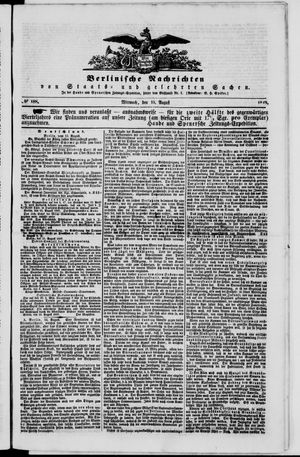 Berlinische Nachrichten von Staats- und gelehrten Sachen vom 15.08.1849