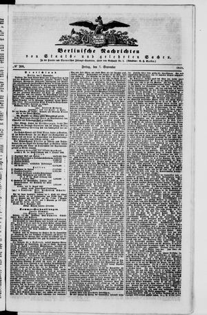 Berlinische Nachrichten von Staats- und gelehrten Sachen vom 07.09.1849