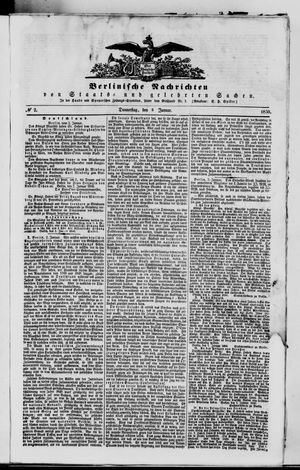 Berlinische Nachrichten von Staats- und gelehrten Sachen vom 03.01.1850
