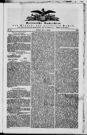 Berlinische Nachrichten von Staats- und gelehrten Sachen vom 03.02.1850