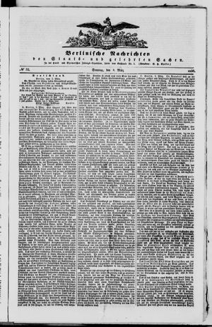 Berlinische Nachrichten von Staats- und gelehrten Sachen vom 03.03.1850
