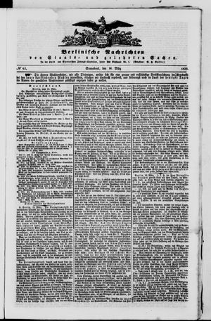 Berlinische Nachrichten von Staats- und gelehrten Sachen vom 16.03.1850