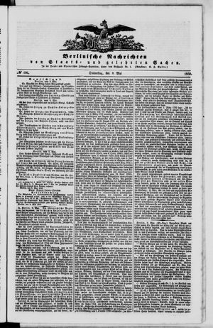 Berlinische Nachrichten von Staats- und gelehrten Sachen vom 09.05.1850