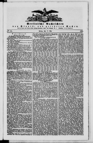 Berlinische Nachrichten von Staats- und gelehrten Sachen vom 17.05.1850