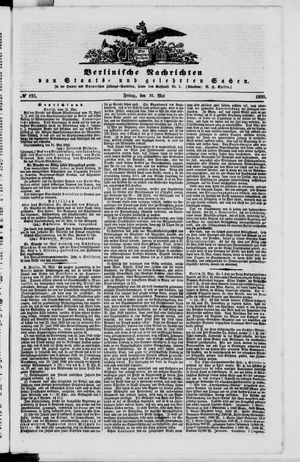 Berlinische Nachrichten von Staats- und gelehrten Sachen vom 31.05.1850