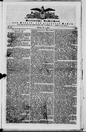 Berlinische Nachrichten von Staats- und gelehrten Sachen vom 02.06.1850